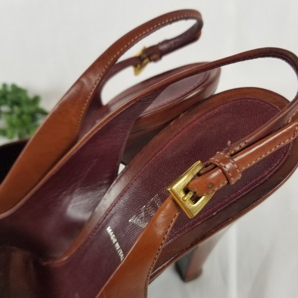 PRADA Platform Slingback Pumps - Picture 4 of 9